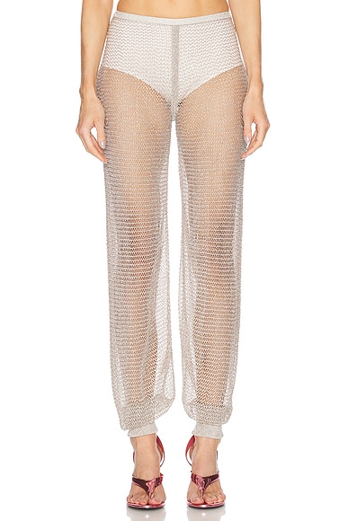 ALAÏA Balloon Pant in Argent