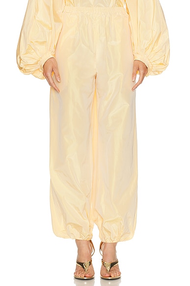 ALAÏA Balloon Pant in Jaune Clair
