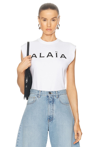 【AW25】ALAIA ジャージーTシャツ ALAÏA ALAÏA フィットTシャツ | トップス | アライア JP