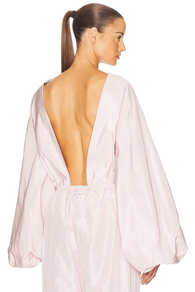 Balloon Bodysuit in Rose Pale