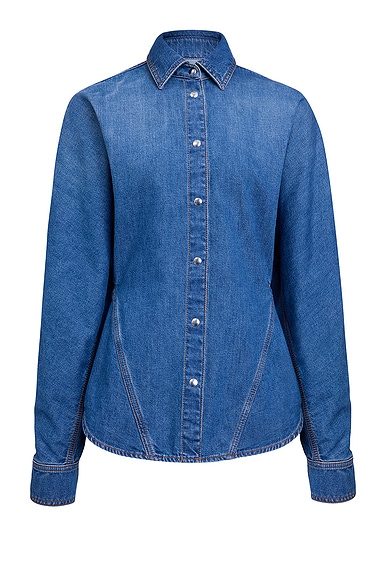 Curved Denim Shirt