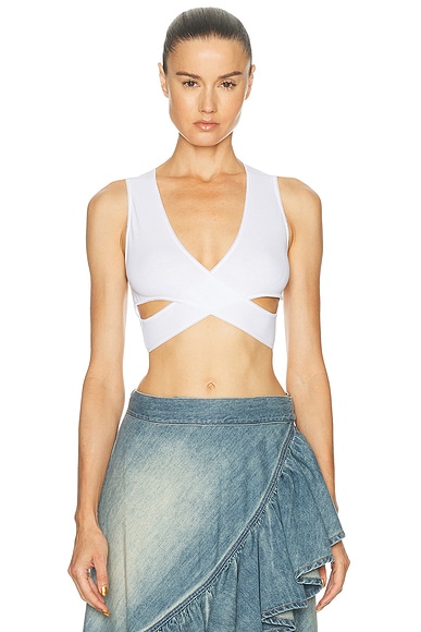 ALAΪA Wrap Top