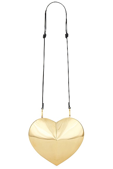 ALAÏA Le Coeur Bag in Metallic Gold