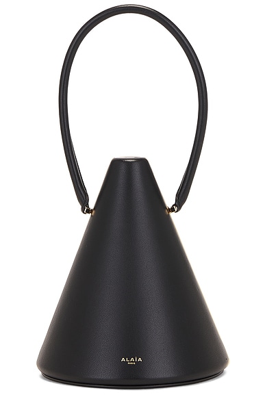 ALAÏA Cone Minaudiere Bag in Noir