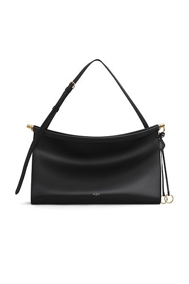 ALAÏA Large Le Click East West Bag in Noir