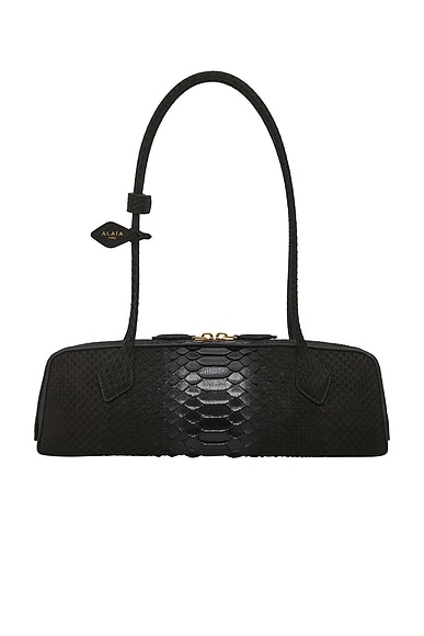 ALAΪA Medium Teckel Bag in Noir