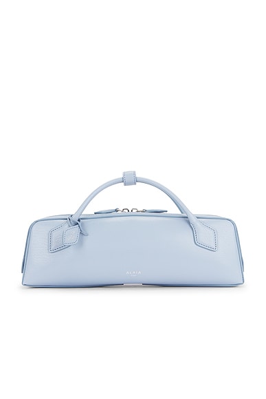 ALAÏA Teckel Clutch in Bleu Delave