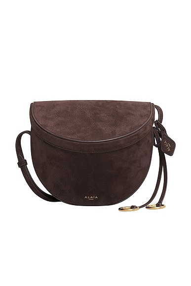 ALAÏA Shoulder Bag in Brun Fonce