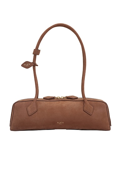 ALAÏA Medium Teckel Bag in Terre D'ombre