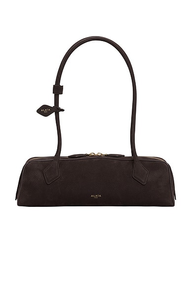 ALAÏA Medium Teckel Bag in Anthracite