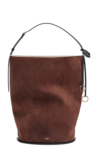 ALAΪA Large Bucket Bag