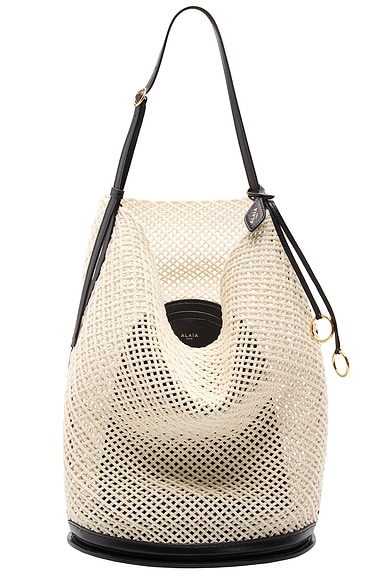 ALAΪA Large Bucket Bag