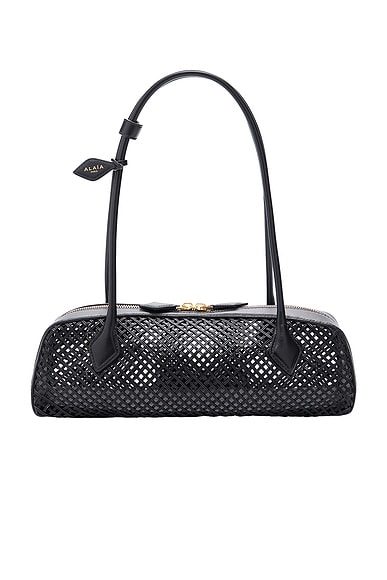 ALAΪA Medium Teckel Bag in Noir