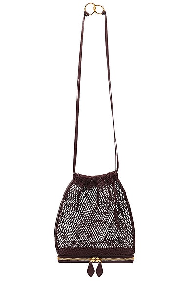 ALAÏA Le Pochon Bag in Rouge Grenat
