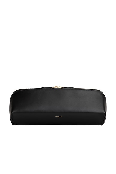 ALAÏA Delta Clutch in Noir