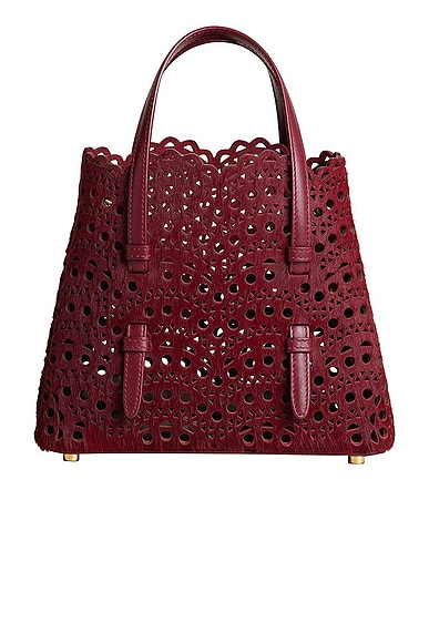ALAÏA Mina 20 Haircalf Bag in Cerise