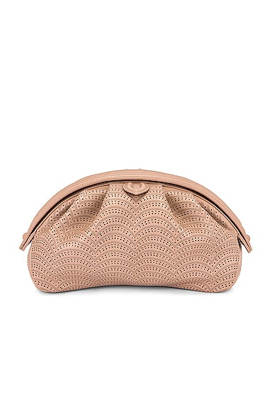 ALAIA Samia 26 Laser-Cut Clutch Bag