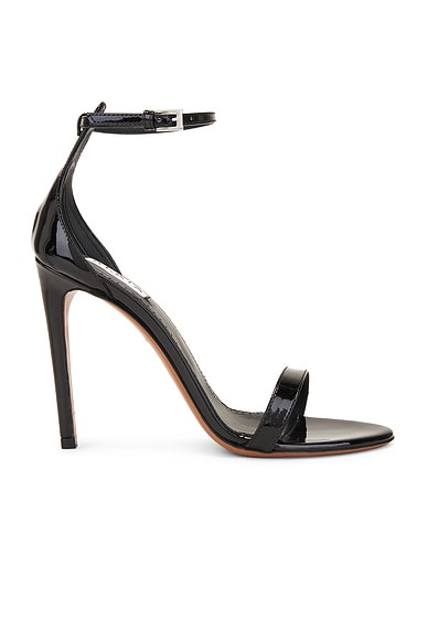 ALAÏA Ankle Strap Sandal in Noir
