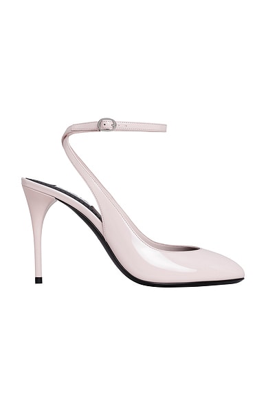 ALAÏA Slingback Pump in Rose Dragee