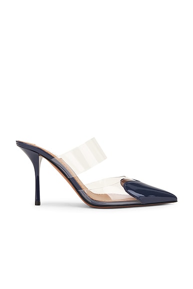 ALAÏA Mule Pump in Blue Fonce