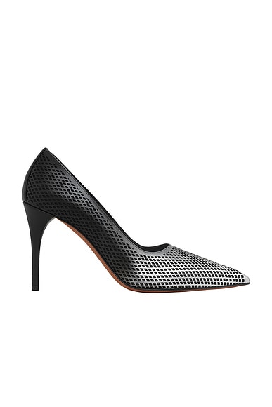 ALAÏA Pump in Noir & Argent