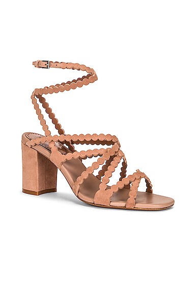 ALAÏA CHAMOIS MINIMAL SANDALS,ALIA-WZ21
