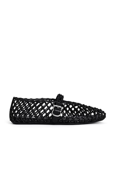 ALAÏA Ballet Flat in Noir