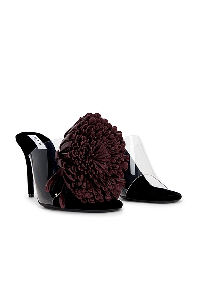 ALAÏA Mule Sandal in Aubergine