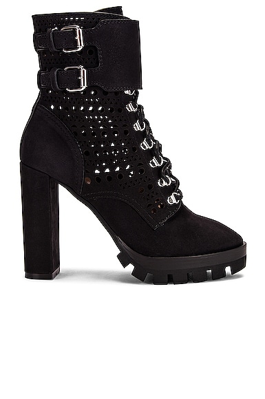 Perforated Military Boots