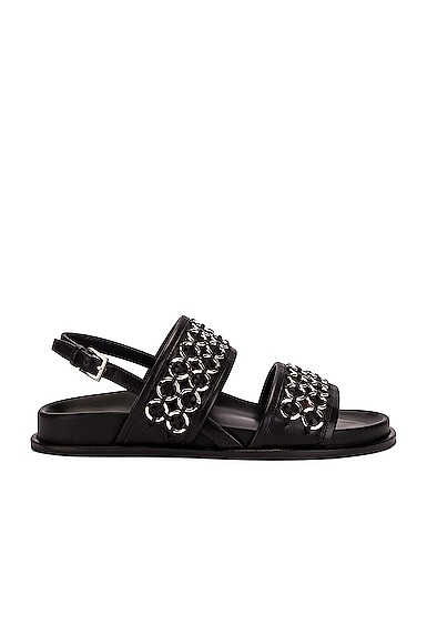 Eyelet Slingback Sandals