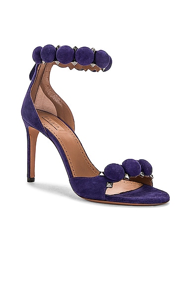 Shop Alaïa La Bombe Sandal In Ultra Violet