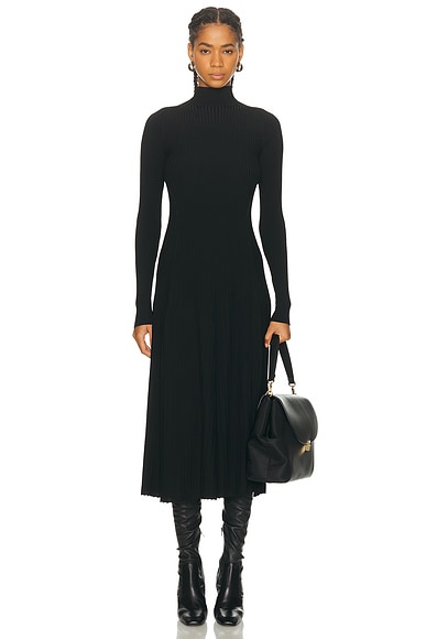 Adam Lippes Tabitha Dress in Black