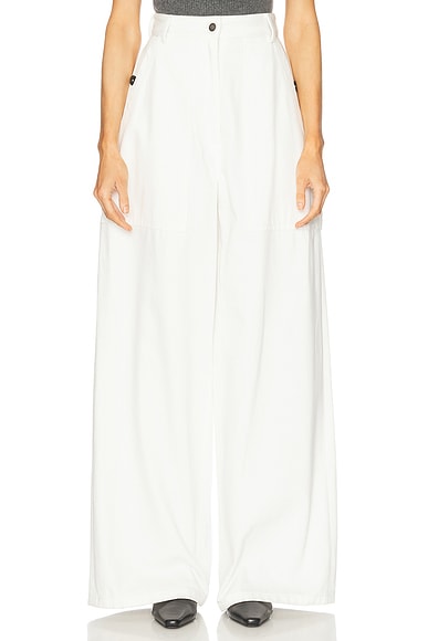 Adam Lippes Jasper Jeans in White