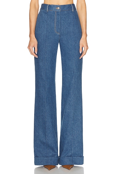 Adam Lippes Deeda Pant in Stone Wash