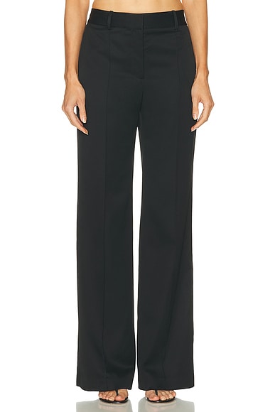 Adam Lippes Wyatt Pant in Black