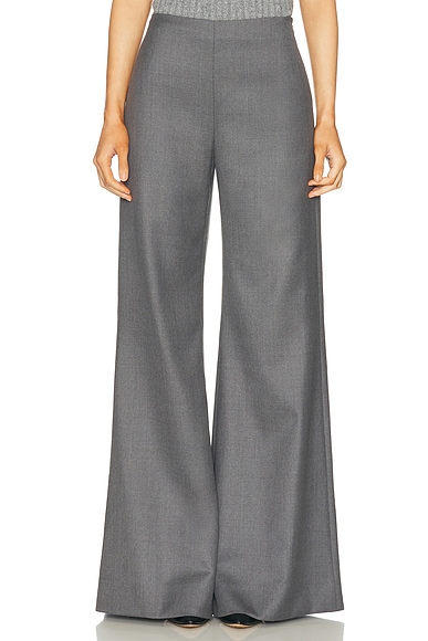 Adam Lippes Lamy Pant in Heather Grey
