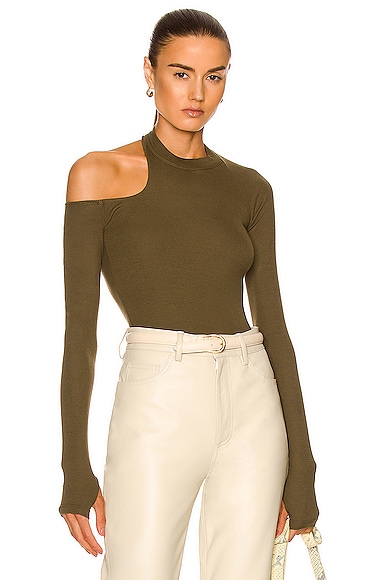 ALIX NYC Conner Bodysuit in Army