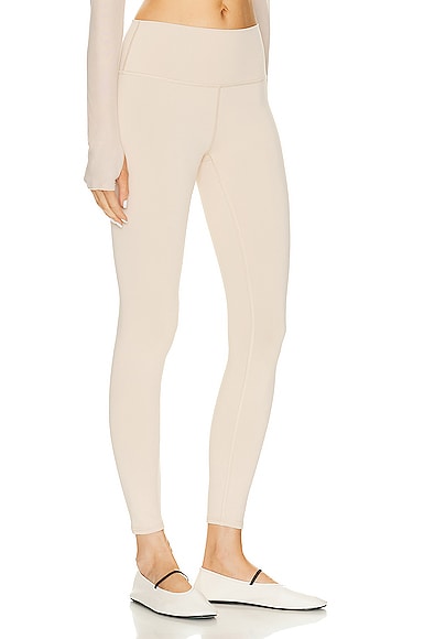 alo High-waist Airlift Legging in Beige | Smart Closet