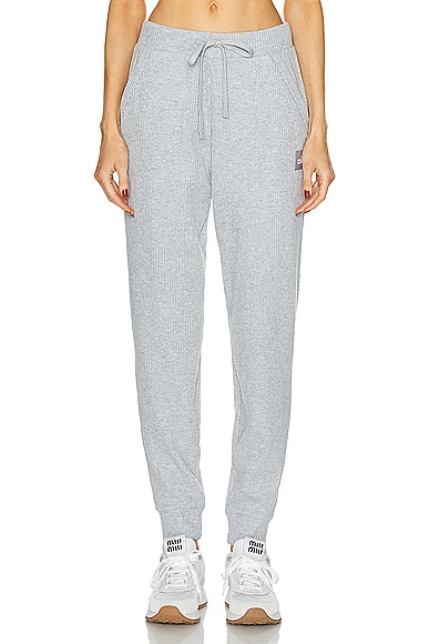 alo Muse Sweatpant in Athletic Heather Grey