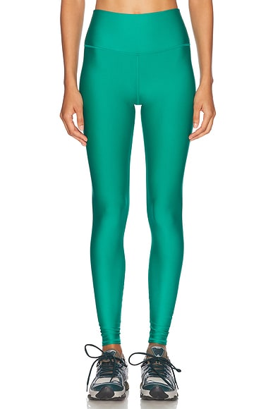 alo High Waist Airlift Legging in Spruce Green
