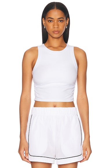 alo Sway Bra Tank Top in White