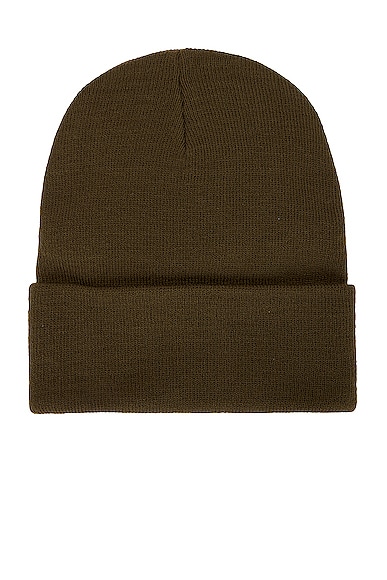 Shop Alpha Industries Essential Beanie In Olive