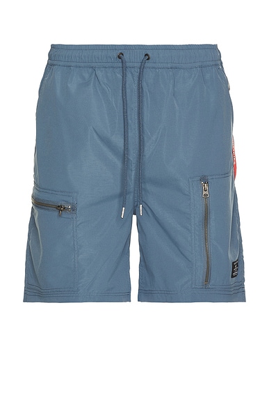Alpha Industries｜TRAINING PANTS (27P MOD SHORT (MBM5500 ALPHA INDUSTRIES 27P Mod Short in Airborne Blue | FWRD