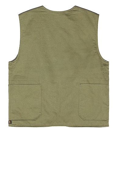 Shop Alpha Industries Deck Vest In Og-107 Green
