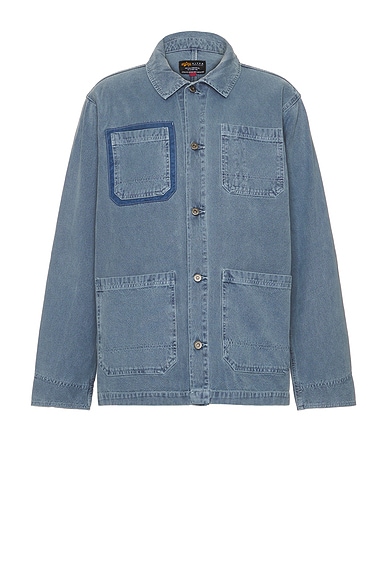 ALPHA INDUSTRIES CTN Chore Coat in Airborne Blue