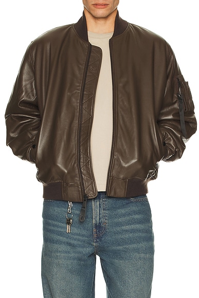 Leather MA-1 Flight Jacket