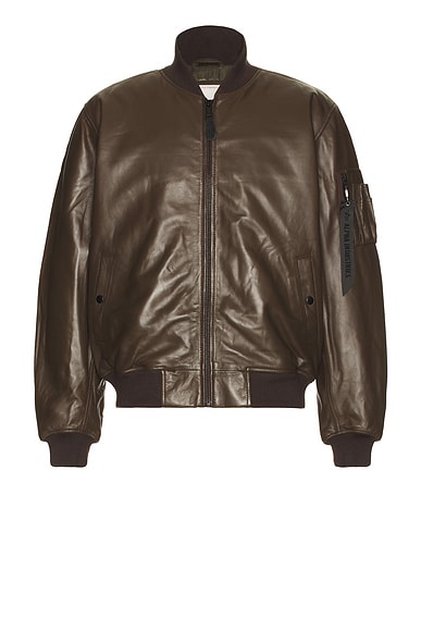Leather MA-1 Flight Jacket