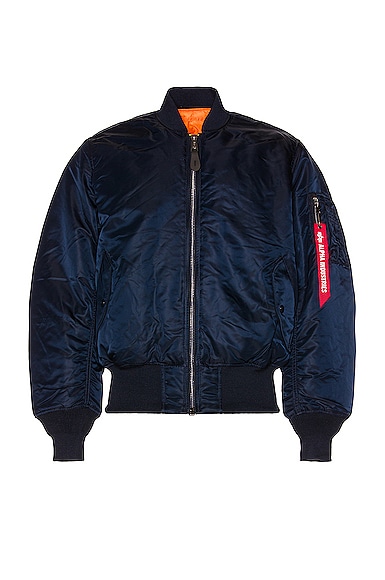 ALPHA INDUSTRIES MA-1 Bomber Jacket in Navy