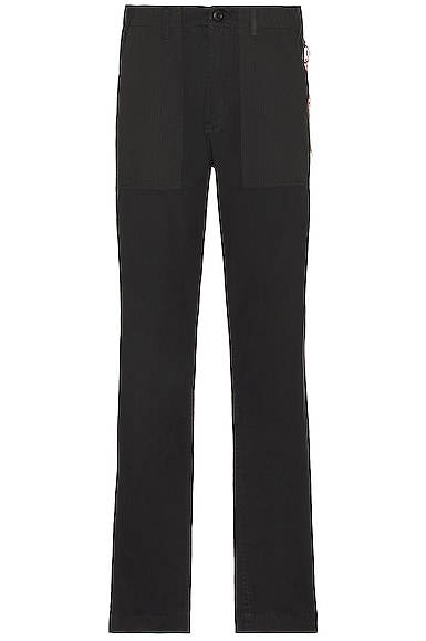 ALPHA INDUSTRIES Fatigue Pant in Black