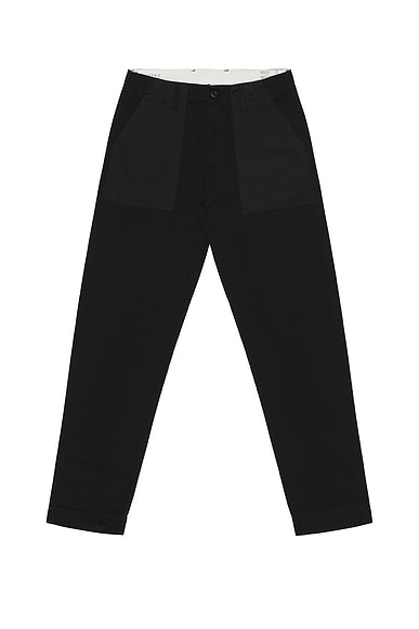 ALPHA INDUSTRIES Fatigue Pant in Black